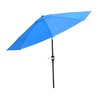 Nature Spring Nature Spring 10 Foot Patio Umbrella-Auto Tilt, Blue 708876TUM